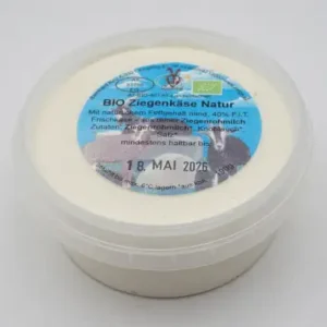 Bio Ziegenfrischkäse natur im Becher