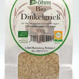 Bio Dinkelgrieß