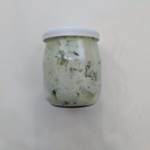Bio Reiner Schafkäse mit Bärlauch (Rohmilch) - im Glas