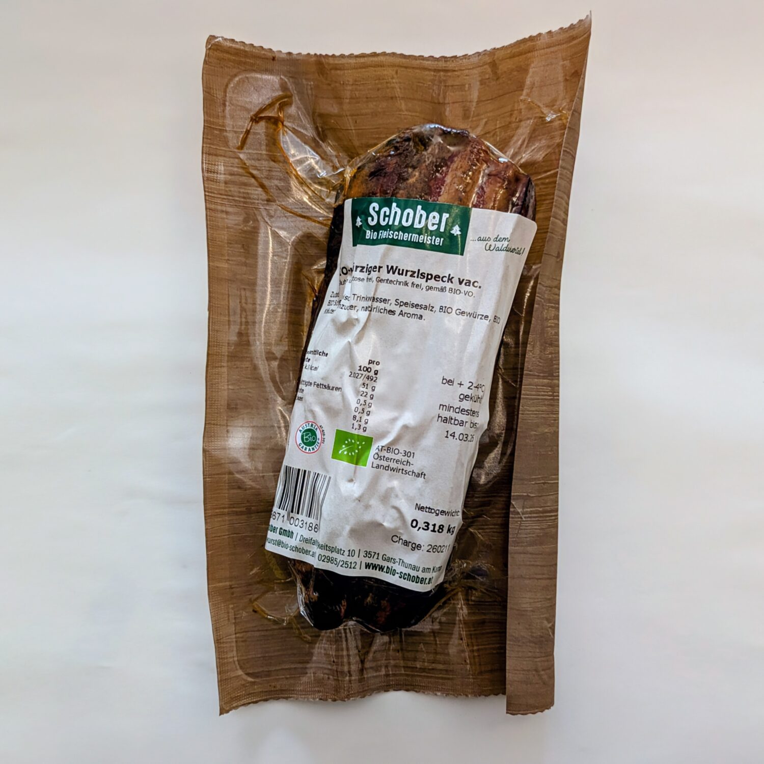 Bio Wurzelspeck - im Ganzen