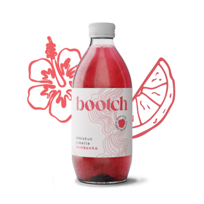 Bio Kombucha Hibiskus-Limette