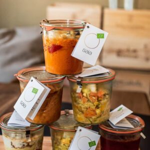 BIO Kürbis-Emmer-Risotto mit Kastanien (Gaia)