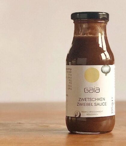 Bio Zwetschken-Zwiebel-Sauce