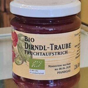 Bio Dirndl-Traube Fruchtaufstrich