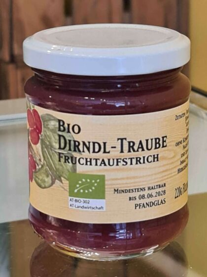 Bio Dirndl-Traube Fruchtaufstrich