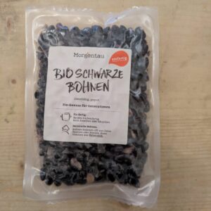 Bio Schwarze Bohnen, gegart